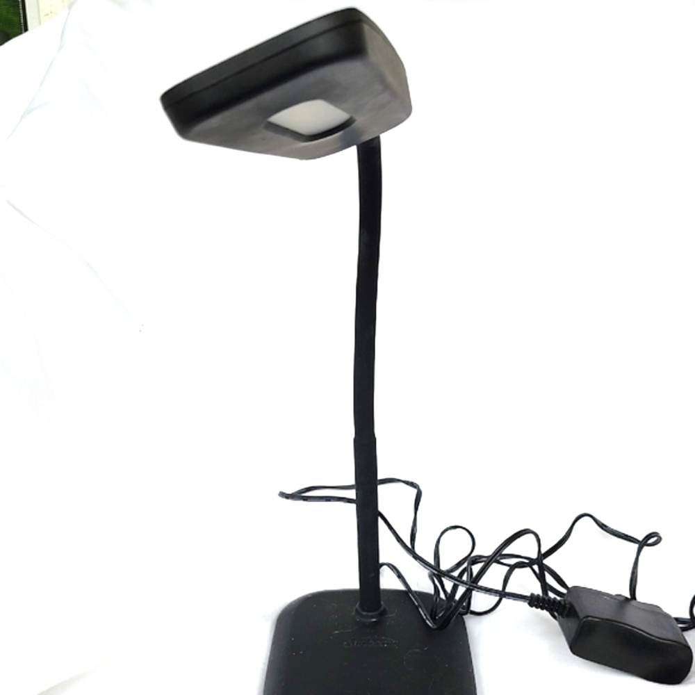 Sunbeam Black Reading Light with Flexible Gooseneck
